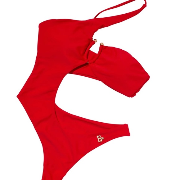 Sbovia The Luxe Monokini (Red) Swimsuit - Picture 4 of 7